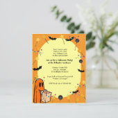 Invitation à la fête du costume d'Halloween (Debout devant)