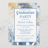 Invitation à la fête du coucher de soleil de Forêt (Devant / Derrière)