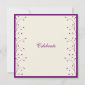 Invitation à la fête du Creme et du Purple Anniver (Dos)