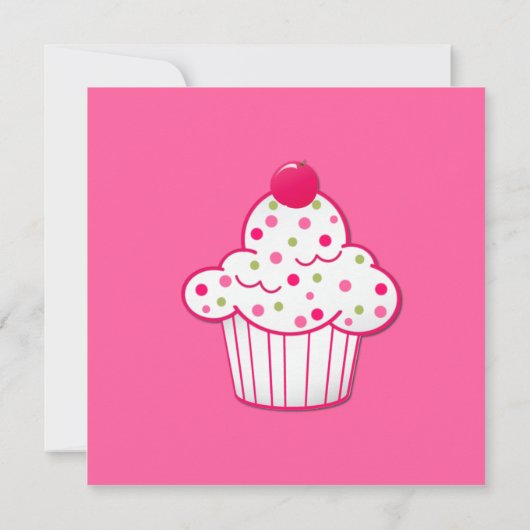 Invitation à la Fête du Cupcake (Dos)
