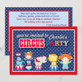 Invitation à la fête du Cur Circus (Devant / Derrière)