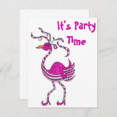 Invitation à la fête du Flamant rose (Devant / Derrière)