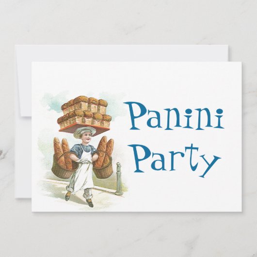Invitation à la fête du Fun Panini (Devant)