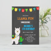 Invitation à la fête du garçon lama (Debout devant)