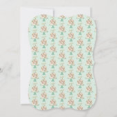 Invitation à la fête du gâteau du premier annivers (Dos)