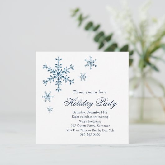 Invitation à la fête du glamour (blanc) (Debout devant)