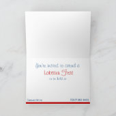 Invitation à la fête du homard (Intérieur)