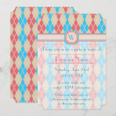 Invitation à la fête du Jacquard de plage (Devant / Derrière)