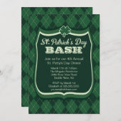 Invitation à la fête du Jacquard Saint-Patrick (Devant / Derrière)