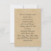 Invitation à la fête du jardin (Dos)