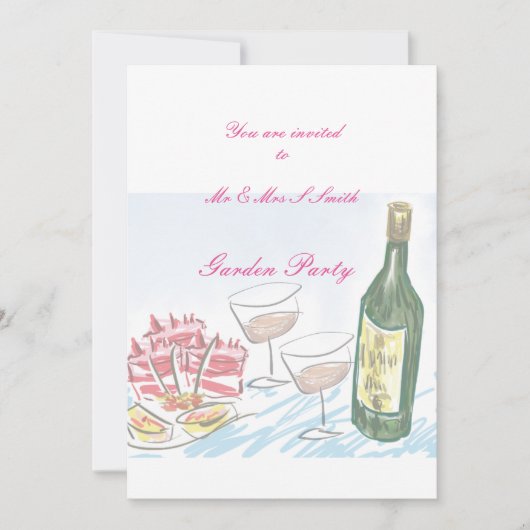 Invitation à la fête du jardin (Devant)