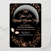 Invitation à la fête du jardin de minuit (Recto)