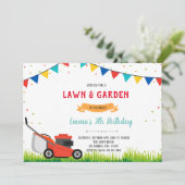 Invitation à la fête du jardin des tondeuses à gaz (Debout devant)