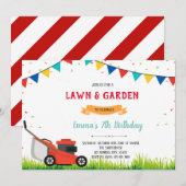 Invitation à la fête du jardin des tondeuses à gaz (Devant / Derrière)