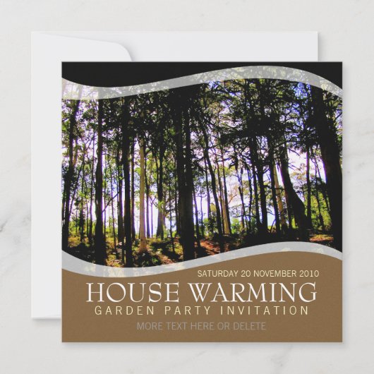 Invitation à la Fête du Jardin du réveil de la mai (Devant)