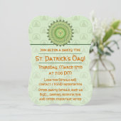 Invitation à la fête du jour de St. Patty (Debout devant)