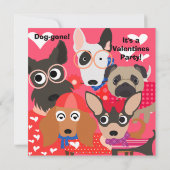 Invitation à la fête du Jour des Valentines (Dos)