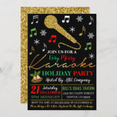 Invitation à la Fête du Karaoke (Devant / Derrière)