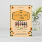 Invitation à la fête du Kentucky Derby Course de c (Debout devant)