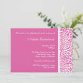 Invitation à la fête du Leopard rose (Debout devant)