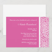 Invitation à la fête du Leopard rose (Devant / Derrière)