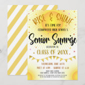 Invitation à la fête du lever de soleil des élèves (Devant / Derrière)