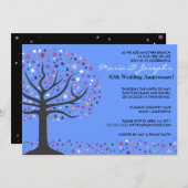 Invitation à la fête du Mariage de l'arbre de vie (Devant / Derrière)