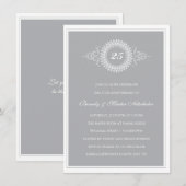 Invitation à la fête du Médaillon du 25e Anniversa (Devant / Derrière)