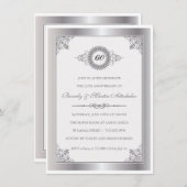 Invitation à la fête du Médaillon pour un Annivers (Devant / Derrière)