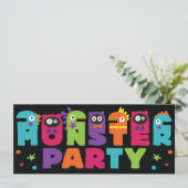 Invitation à la fête du Monster (Debout devant)