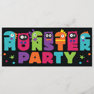 Invitation à la fête du Monster