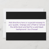 Invitation à la fête du monstre (Dos)