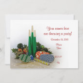 Invitation à la fête du Nouvel An (Dos)