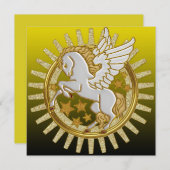 Invitation à la fête du Nouvel An (Devant / Derrière)