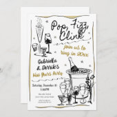 Invitation à la fête du Nouvel An (Devant / Derrière)