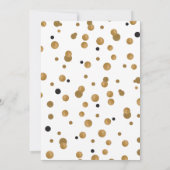 Invitation à la fête du Nouvel An (Dos)