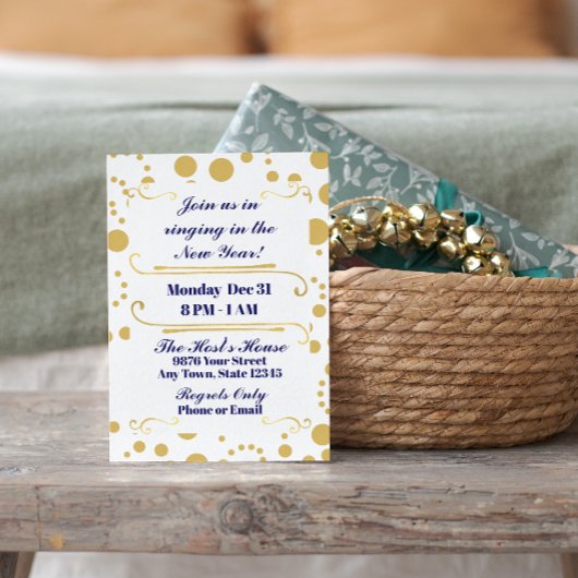 Invitation à la fête du Nouvel An