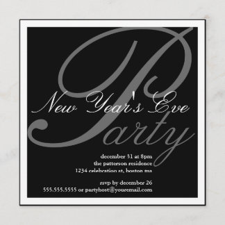 Invitation à la fête du Nouvel An
