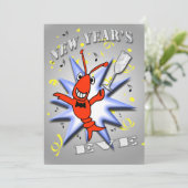 Invitation à la fête du Nouvel An de la langouste (Debout devant)