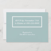 INVITATION À LA FÊTE DU PAON ROSE FUCHSIA (Dos)