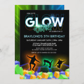 Invitation à la fête du parc de trampoline Boys Gl (Devant / Derrière)