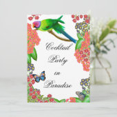 Invitation à la fête du perroquet tropical (Debout devant)