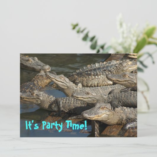 Invitation à la fête du pool (Debout devant)