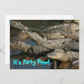 Invitation à la fête du pool (Devant / Derrière)