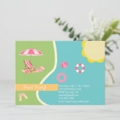 Invitation à la fête du pool (Debout devant)