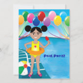 Invitation à la fête du pool (Devant)