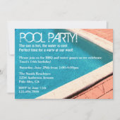 Invitation à la fête du pool (Devant)