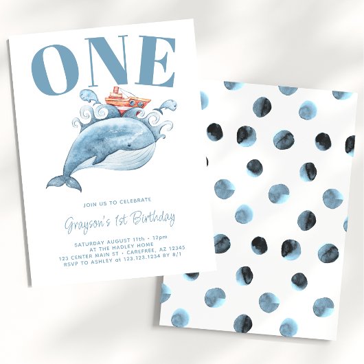 Invitation à la fête du premier anniversaire de la