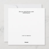 Invitation à la fête du pull moche de Noël (Dos)