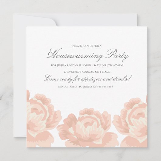 Invitation à la fête du réchauffement de la maison (Devant)